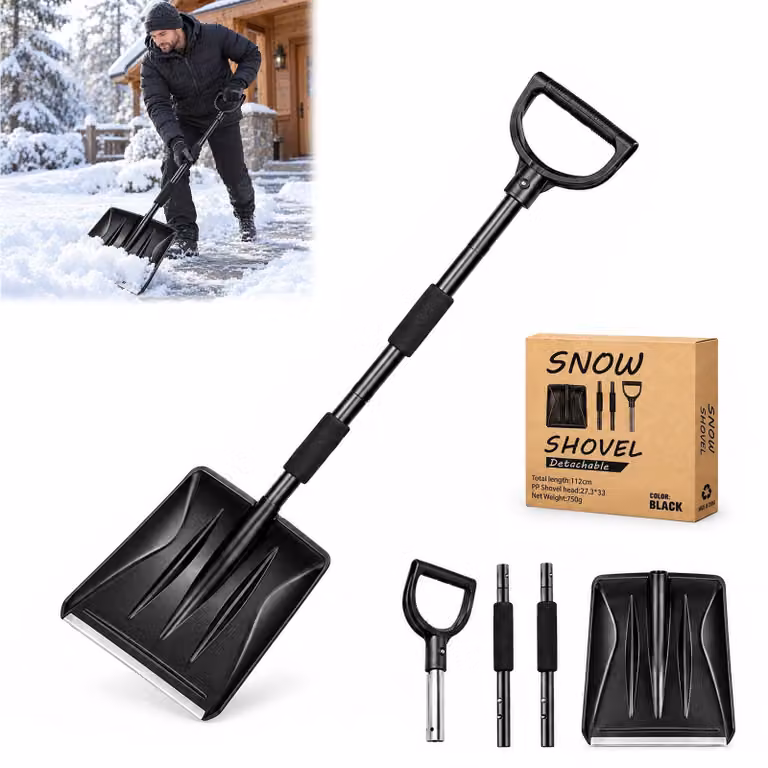 Spazzaneve per auto, lama di spalaneve in alluminio, lunghezza 112 cm