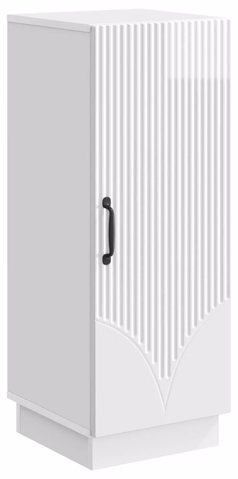 Credenza Bianco Lucido 33 x 34,5 x 87 cm Legno ingegnerizzato
