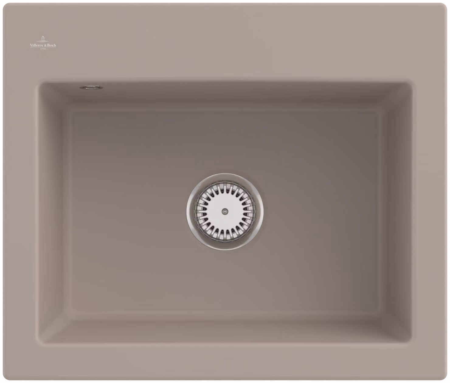 Lavello da cucina Villeroy&Boch, lavello da cucina Subway 60 S Almond 600x510mm, larghezza base 60cm
