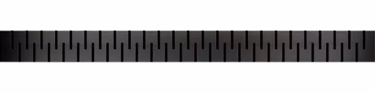 Griglia centrale Chud?j nera da 350 mm per canale lineare M 350 C -
