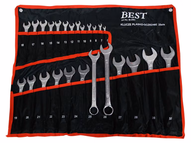 Set di chiavi a bussola esagonali SILVER, 25 pezzi, da 6 a 32 mm