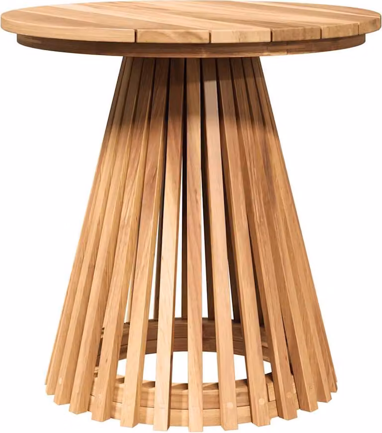 Tavolo laterale Marrone 50 x 50 x 49,5 cm Legno di teak solido