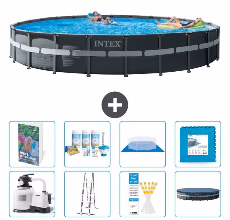 Ultra XTR Pool Rund - 732x132 cm - Set da 7 pezzi, modello S536