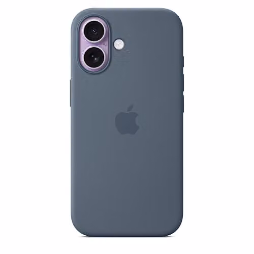 Apple Custodia MagSafe in silicone per iPhone 17 - Blu salmastro ​​​​​​​