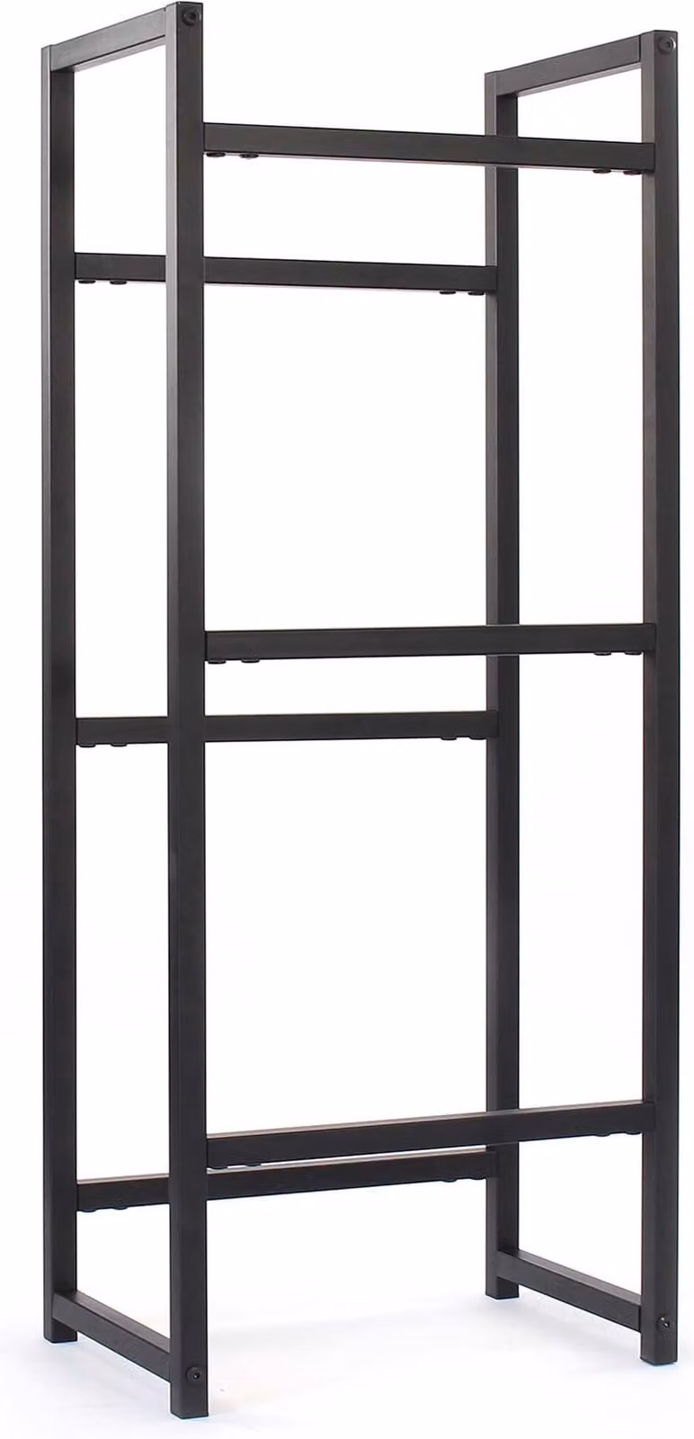 Portacasse Toboli per 3 casse, portacasse in acciaio, 47 x 31 x 116 cm, 20 kg per livello