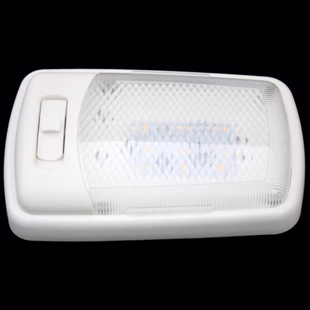 12V LED SMD Plafoniera bianco caldo Caravan Camper Rettangolo