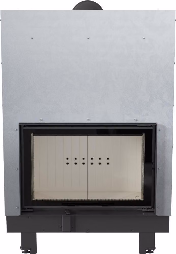 Inserto camino in acciaio KRATKI MBO 15 kW Ø 200 con porta scorrevole