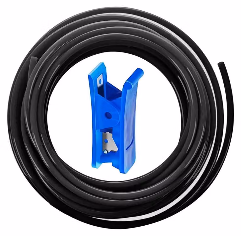 Solidchoice - Tubo pneumatico in poliuretano flessibile da 12 metri con tagliatubi