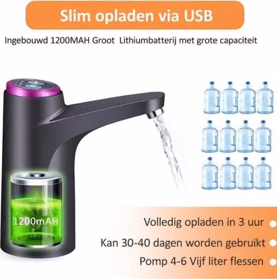Distributore d'acqua USB - Rubinetto elettrico - Per acqua e liquidi