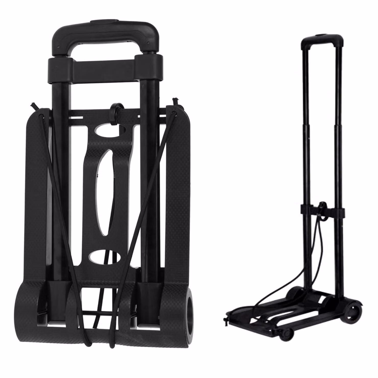 Carrello a mano universale con cinghia di fissaggio, pieghevole, portata 30 kg, carrello impilabile, carrello da trasporto, pieghevole, ausilio per il trasporto