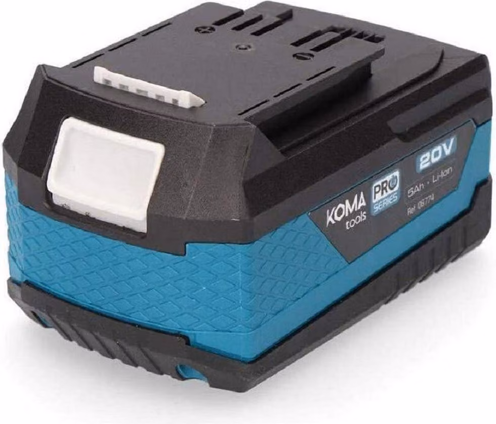 Batteria agli ioni di litio 20v 5.0a 7,5x11,7x6,3cm batteria koma tools pro series
