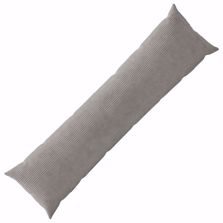 Federa vidaXL HEERLEN in velluto a coste grigio chiaro, L 145 cm x P 40 cm