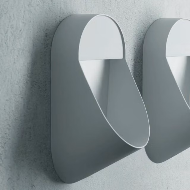 Orinatoio Sospeso Senza Brida Ceramica Cielo "Era" Bianco Lucido