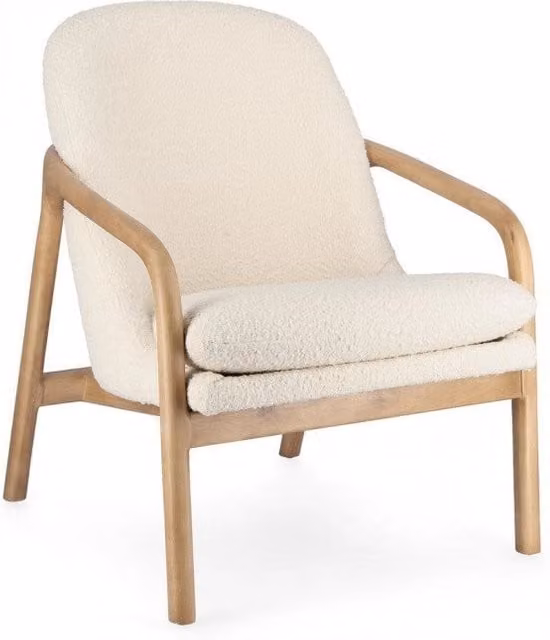 Poltrona 65,5x74,5x82h cm Elaide Pure