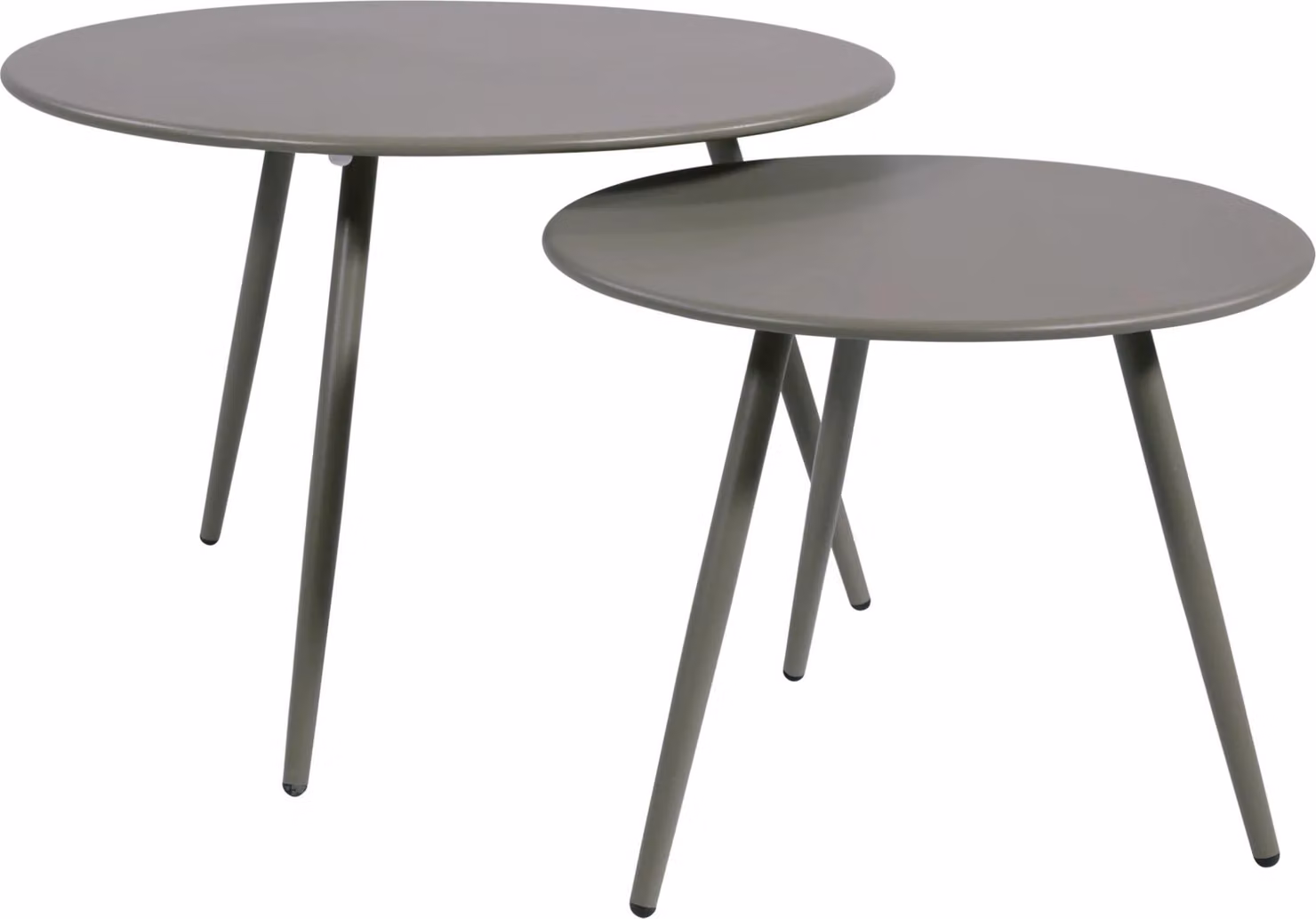 Tavolino - Grigio mirtillo - Ø60x41 cm - Acciaio