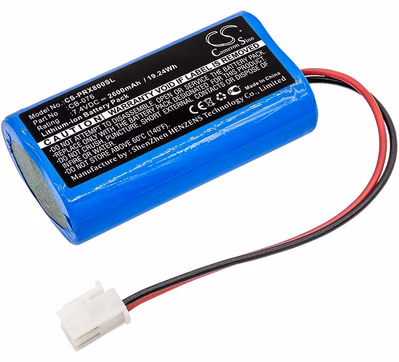 TECHTEK Batteria compatibile con [Promax] 8 Premium, 8 Premium CATV Analyser, SAT Hunter sostituisce CB-076