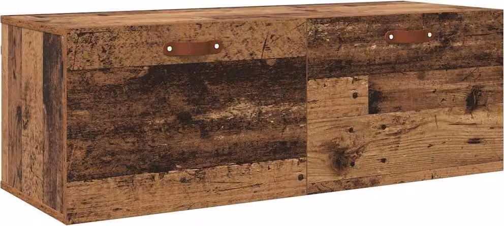 Mobiletto a muro Legno vecchio 100 x 36,5 x 35 cm