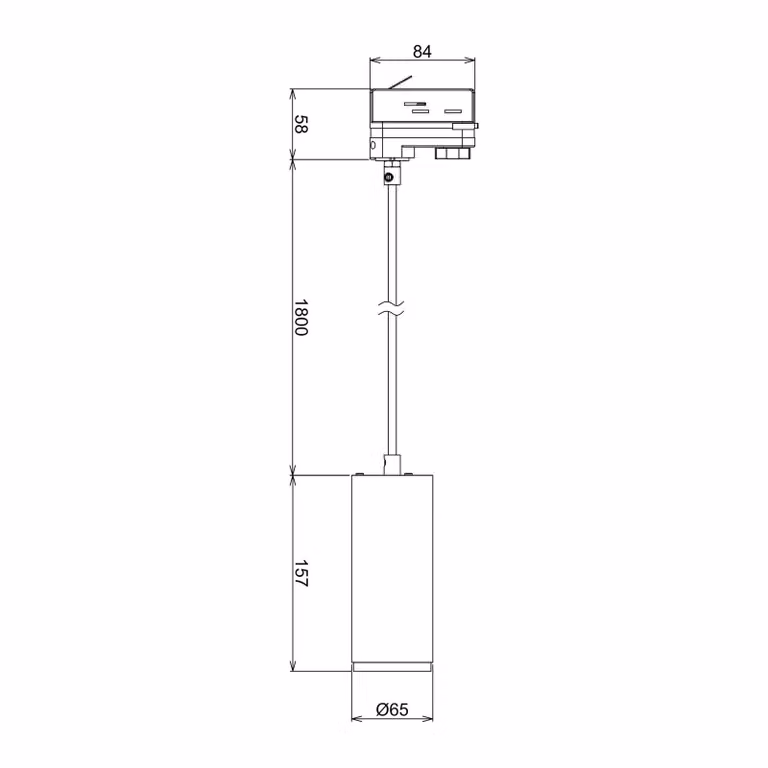 Deko-Light Lampada LED a sospensione Lucea 3 fasi, 10 W, nera Lucea, dimmerabile, Nero, Corridoio, Alluminio, Moderno
