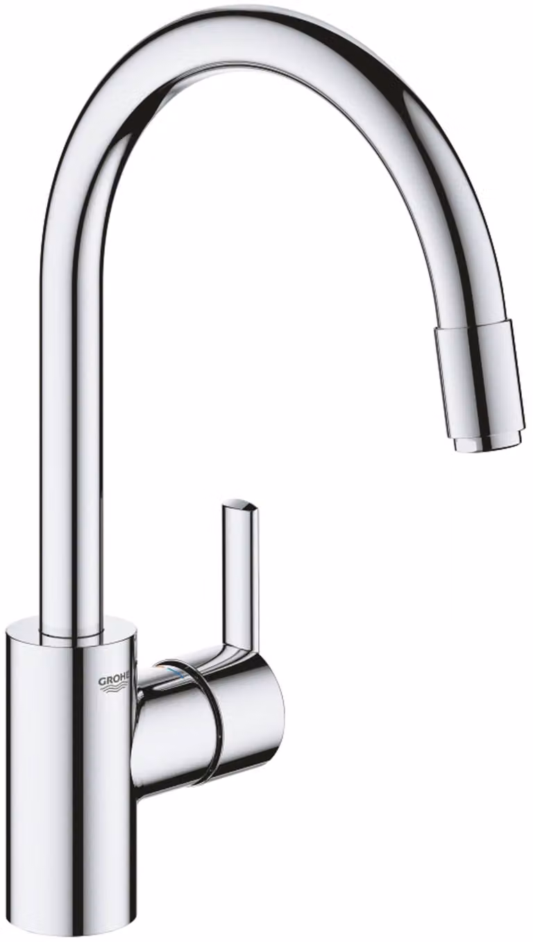 Grohe Feel Mitigeur monocommandé pour évier, saillie 215mm, pivotant, extractible, 32671002, 32671002
