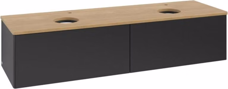 V&B Mobiletto senza struttura frontale, con illuminazione Antao 160x50cm, HL, WBP hon. Oa, bla m Lac
