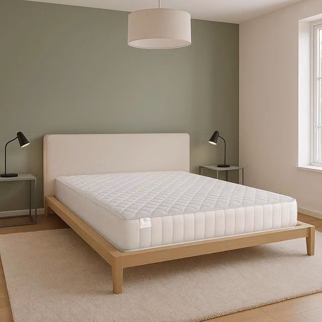 Materasso ortopedico e anatomico in Eliocell Firm Farmarelax, colore bianco, L/P/H: 140 x 190 x 19 cm