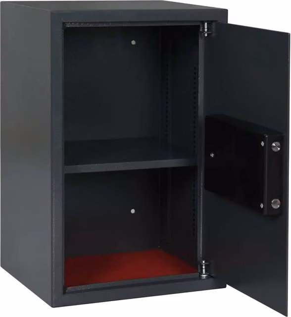 Cassetta di sicurezza digitale DESIGN IN in acciaio inossidabile Grigio antracite L/P/H: 40 x 35 x 60 cm CFW8290035