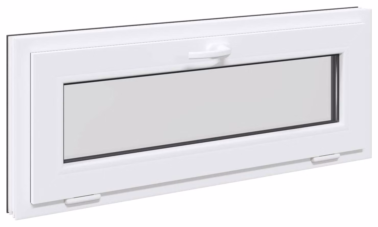 Finestra per Soffitta RISOR 100 x 40 cm PVC e Vetro Antracite