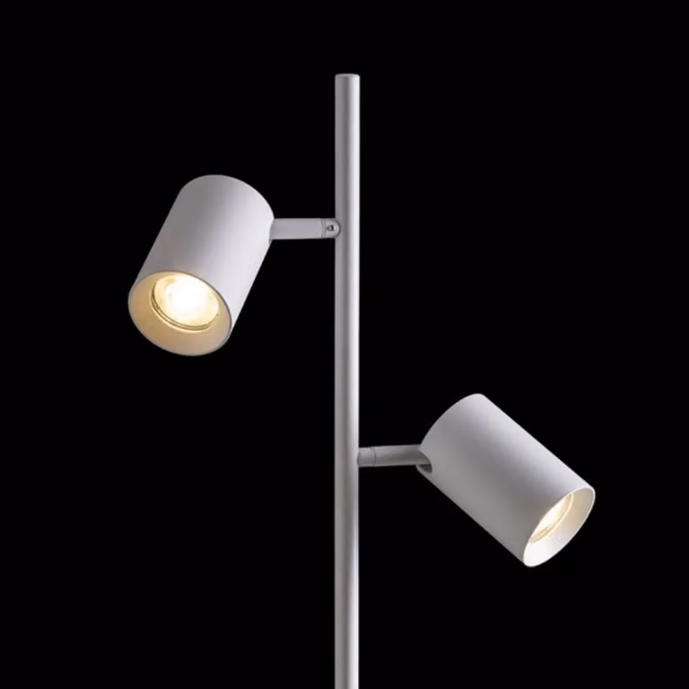RED - DESIGN RENDL RENDL FLYNN II Lampada da terra bianca 230 V GU10 2x9 W R14266