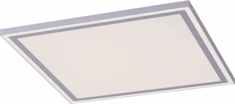 Plafoniera LED, pannello, telecomando dimmerabile, H 6,2 cm