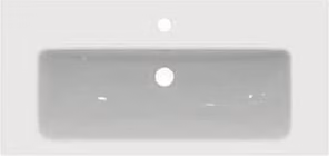 Ideal Standard i.life S lavabo per mobili, 1 foro per rubinetto, con troppopieno, 810x385mm, T4589MA