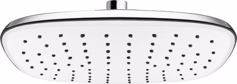 Mereo Piatto doccia superiore 255x190mm con cerniera, plastica cromata - CB585D