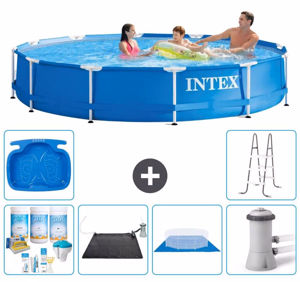 Piscina fuori terra a struttura - 366x76 cm - 7 pezzi - Modello S21010