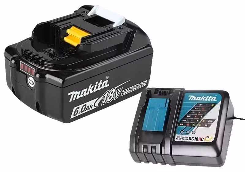 Batteria ricaricabile, 18V, capacità 6000mAh, 1 pezzo, 6.0Ah, 18V