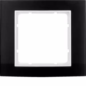 Berker 10113025 Cornice in alluminio, nero/bianco polare Berker B.3