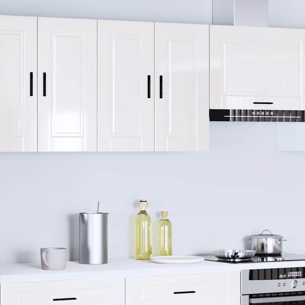 Pensile da Cucina Porto Bianco Lucido in Legno Multistrato