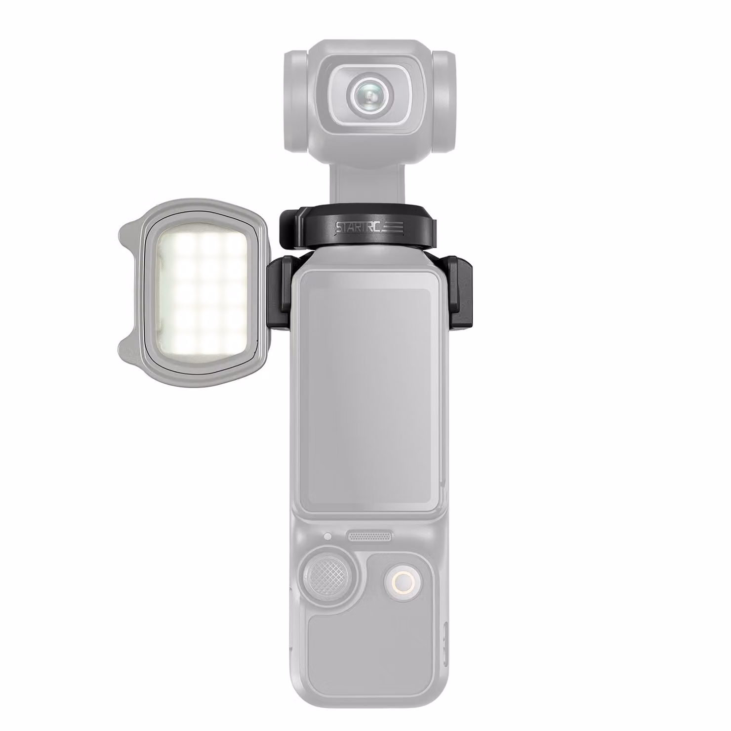 Mini luce di riempimento magnetica a LED - 3 modalità di luce, 3 livelli di luminosità, batteria integrata, compatibile con DJI Pocket 3