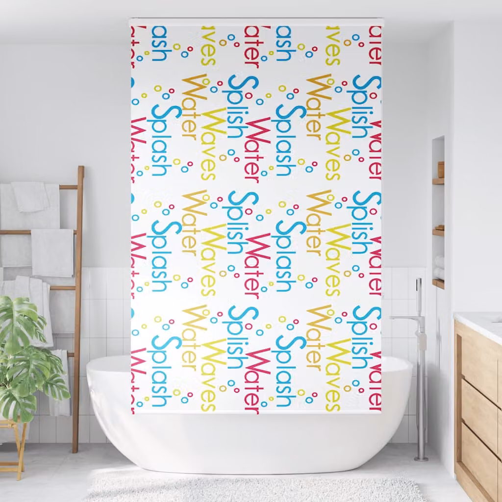 vidaXL Tenda a Rullo Doccia con Cassonetto 120x240cm Larghezza Tessuto
