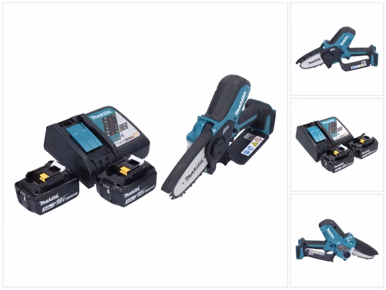 Tagliabordi a batteria Makita DUC 101 RF 18 V 10 cm Brushless + 2x batteria 3,0 Ah + kit caricabatterie
