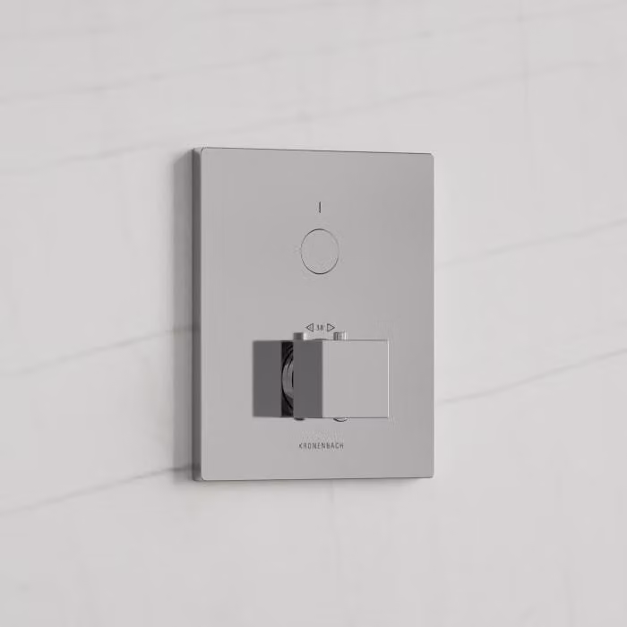 Termostato smart a incasso Kronenbach, modello a una zona, design squadrato
