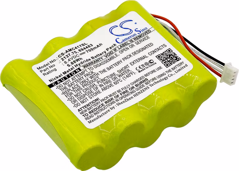 TECHTEK Batteria compatibile con [AEMC] 6417 Ground Tester, PEL 102, PEL 103 sostituisce 2137.52, per 2137.61, per 2137.75, per 2137.81, per 694483