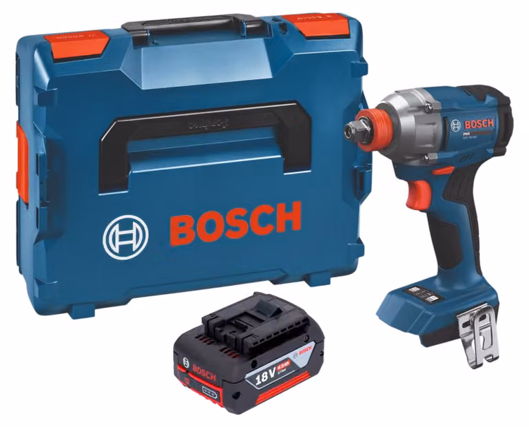 Avvitatore a impatto a batteria Bosch GDX 18V-285 Professional 18 V 285 Nm + 1x batteria 4,0 Ah + L-Boxx - senza caricabatterie