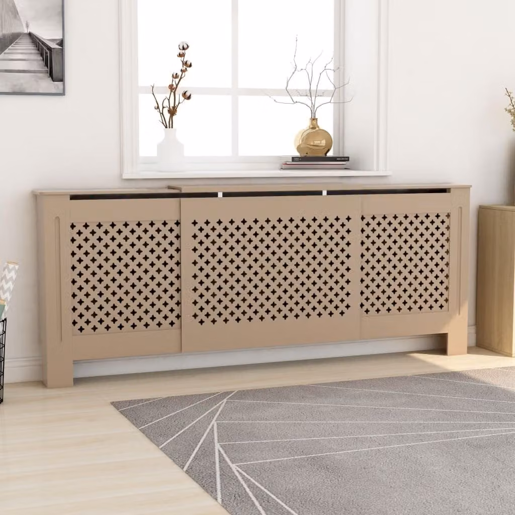 The Living Store Rivestimento per radiatori in MDF 205 cm