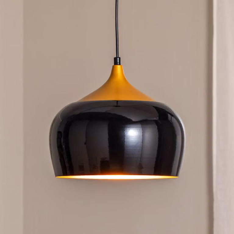 Lampada a sospensione Berceste 212-S Opviq, dimmerabile, Nero, Soggiorno / Sala da pranzo, Metallo, Lampada a sospensione