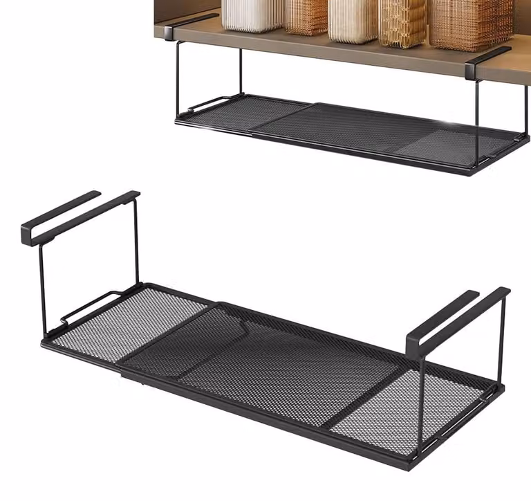 Solidchoice - Mensola sospesa regolabile per mobili da cucina, da 38 a 70 cm