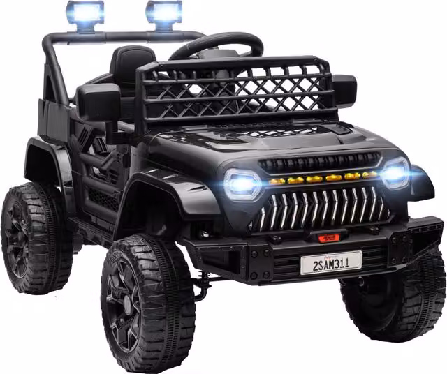 Auto Elettrica per Bambini con Telecomando ¨C zephmum ¨C Nero