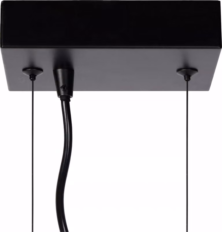 Lampada a sospensione minimalista nera FABIAN 1xE27 40W Lucide