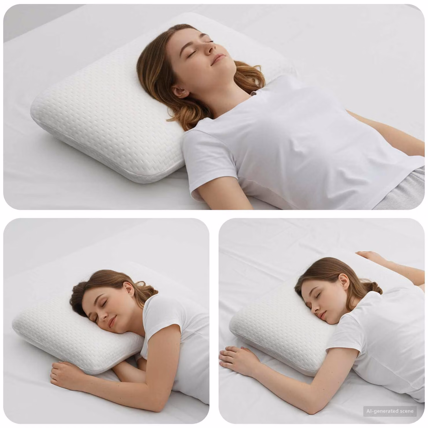 vidaXL Cuscino da Letto in Memory Foam Bianco, con Effetto Cooling e Ipoallergenico, L 60 x P 40 cm