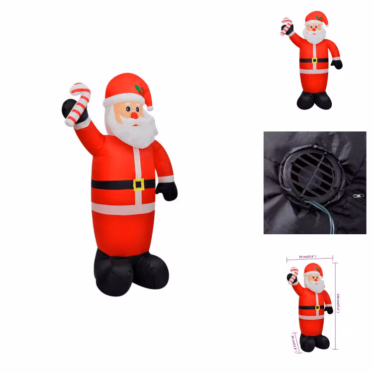 Babbo Natale gonfiabile 120 cm - Luci di Natale