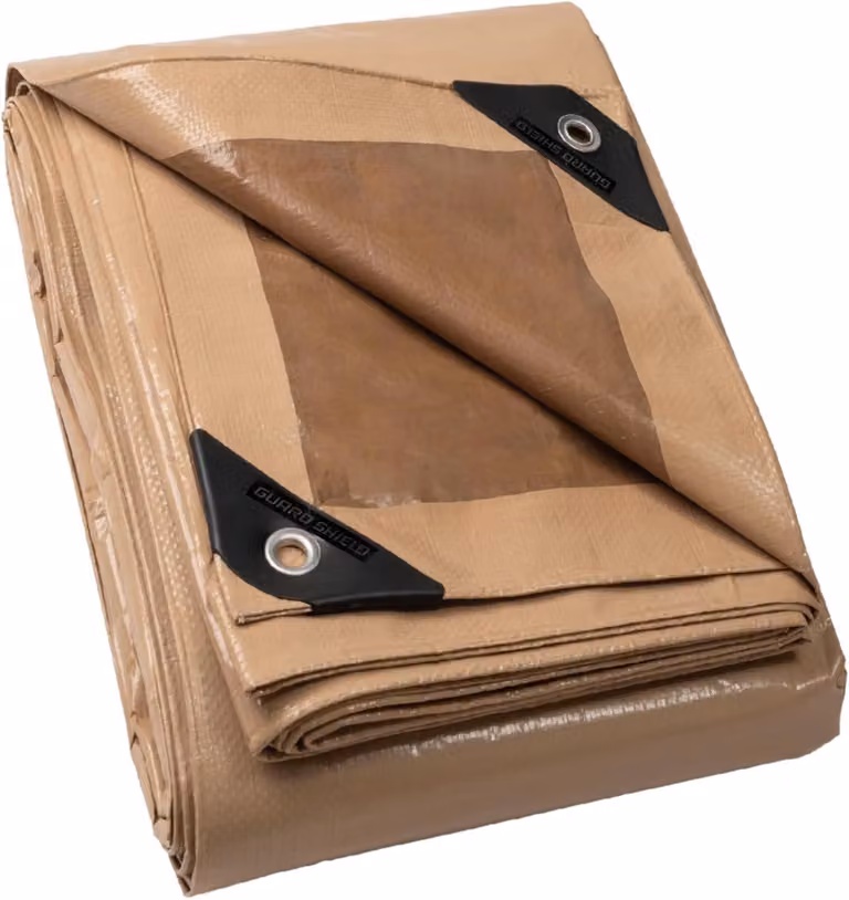 Telo protettivo impermeabile, resistente agli strappi, dimensioni 4x5 metri, resistente ai raggi UV, ideale per giardino e campeggio