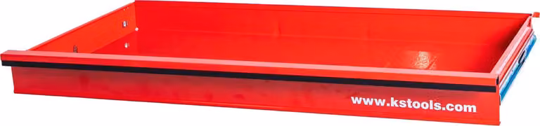 KS TOOLS Cassetto con sito web e guida a sfere per carrello da officina P25 755x398x65 mm - 873.3008-R005P